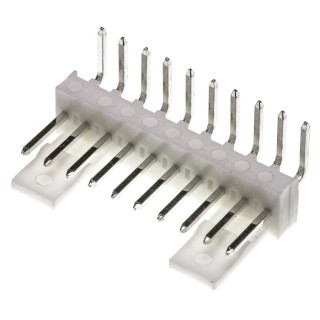 Molex KK 254 Series Right Angle Through Hole Pin Header 10 Contacts 2.54 mm Pitch 1 Row Unshrouded 22-05-7108
