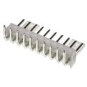 Molex KK 254 Series Right Angle Through Hole Pin Header 10 Contacts 2.54 mm Pitch 1 Row Unshrouded 22-05-7108