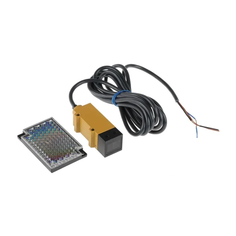 Omron Retroreflective Photoelectric Sensor Block, 300 mm Detection Range, PNP Output, IP67 Rated, Die Cast E3S-RS30B4-30