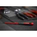 Bahco Standard VDE Insulated Slotted Screwdriver 100 mm Blade Length 3.5 mm Tip Width Ergonomic Handle BE-8230S