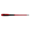 Bahco Standard VDE Insulated Slotted Screwdriver 100 mm Blade Length 3.5 mm Tip Width Ergonomic Handle BE-8230S