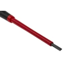 Bahco Standard VDE Insulated Slotted Screwdriver 100 mm Blade Length 3.5 mm Tip Width Ergonomic Handle BE-8230S