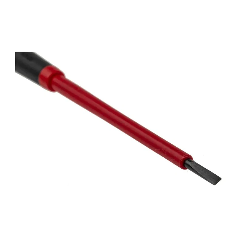 Bahco Standard VDE Insulated Slotted Screwdriver 100 mm Blade Length 3.5 mm Tip Width Ergonomic Handle BE-8230S
