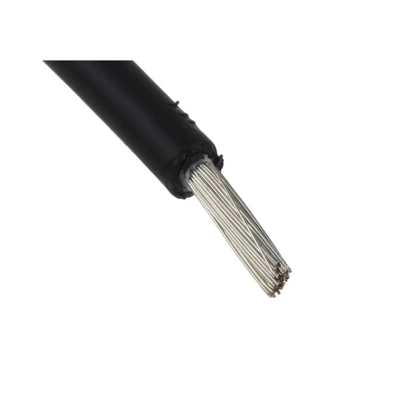 Staubli Solar Cable 6 mm² CSA Flame Retardant Halogen Free 90°C Min -40°C Black 62.7432-91021