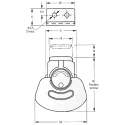 Southco Stainless Steel Spring Loaded Draw Latch 67 mm Length 52 mm Width 19 mm Depth K2-3005-51