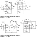 SICK Mounting Bracket 4.1 mm Diameter, Height 46.5 mm, Width 2 mm for Use with W11-2, W12-3 BEF-WG-W12