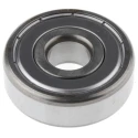 SKF 1 Row Deep Groove Ball Bearing 12 mm ID, 37 mm OD, 12 mm Width, Shielded, Model 6301-2Z