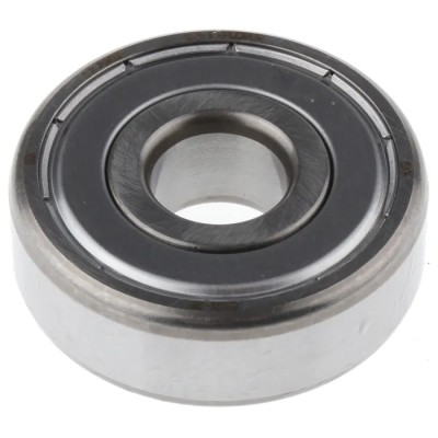 SKF 1 Row Deep Groove Ball Bearing 12 mm ID, 37 mm OD, 12 mm Width, Shielded, Model 6301-2Z