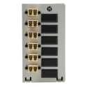 RS PRO 6 Port LC Multimode Duplex Din Rail Demarcation Box 172-7331