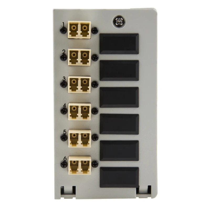 RS PRO 6 Port LC Multimode Duplex Din Rail Demarcation Box 172-7331