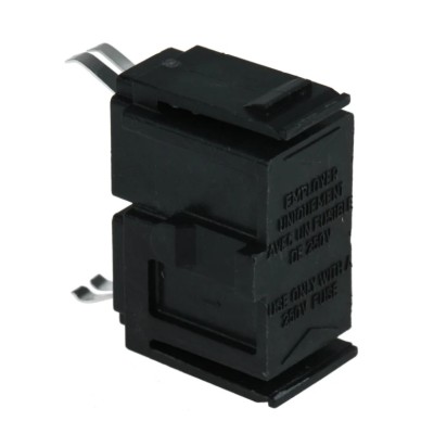Schurter 10A Panel Mount Fuse Holder, 2P-Pole for 5 x 20 mm Fuses, Finger Grip Cap, 250V AC 4301.1401