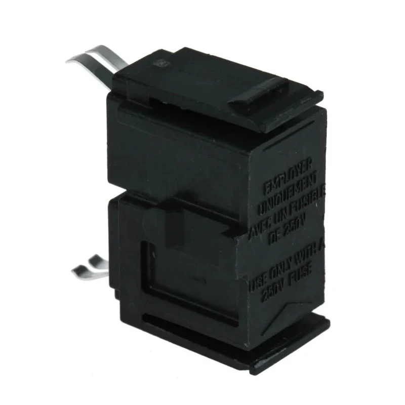 Schurter 10A Panel Mount Fuse Holder, 2P-Pole for 5 x 20 mm Fuses, Finger Grip Cap, 250V AC 4301.1401