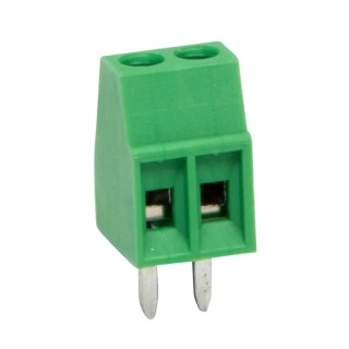 RS PRO PCB Terminal Block, 2-Contact, 2.54 mm Pitch, Through Hole 150V 6A Brass Housing 173-1206