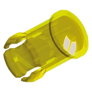 Keystone LED Lens Cap Yellow 3mm for Through-Hole LEDs 8658
