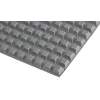 RS PRO Square Polyurethane Self-Adhesive Feet 12.7 mm Diameter 5.8 mm Thickness FSQ313 173-5949
