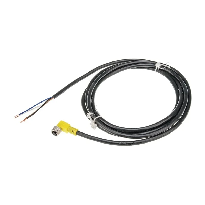 Brad from Molex Female 4 Way Right Angle to Female 4 Way Unterminated Sensor Actuator Cable 2m 75V dc IP67 1200270152