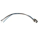 Hirschmann Female 4 Way Straight to Unterminated Sensor Actuator Cable, 200 mm, PVC Jacket 933039100 ELKE 412 PG9