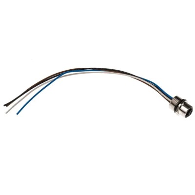 Hirschmann Female 4 Way Straight to Unterminated Sensor Actuator Cable, 200 mm, PVC Jacket 933039100 ELKE 412 PG9