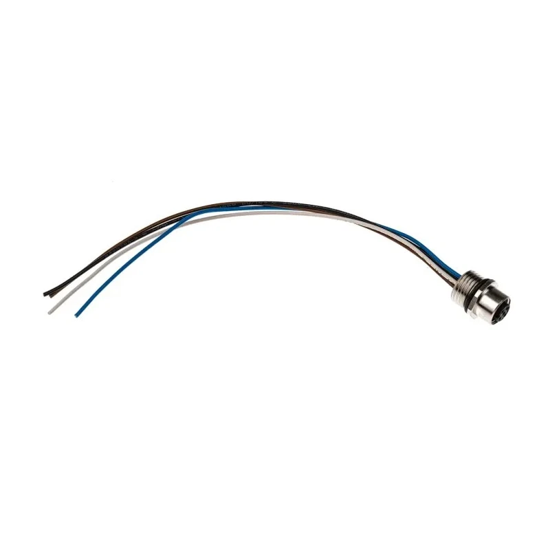 Hirschmann Female 4 Way Straight to Unterminated Sensor Actuator Cable, 200 mm, PVC Jacket 933039100 ELKE 412 PG9