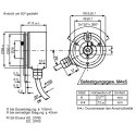 Kubler RI58-D Series Incremental Encoder 30V dc, 360 ppr, Push Pull Signal, Hollow Shaft 12 mm, IP65, Flange Mount 0532219
