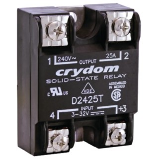 Crydom Solid State Relay, 1 Series, Panel Mount, 75A Load Current, 280 Vrms Load Voltage, 32V Control, SCR Output D2475