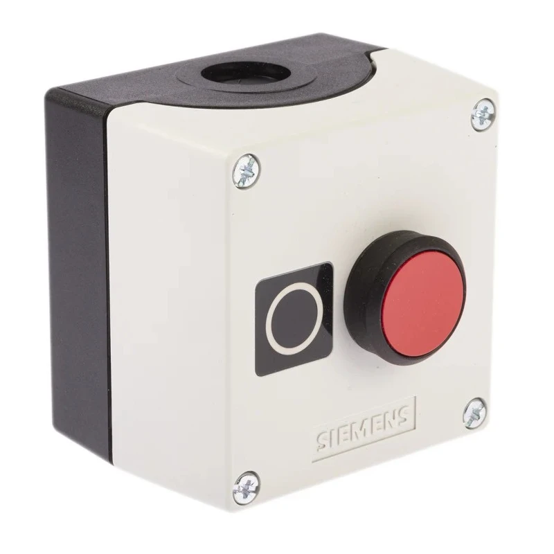 Siemens Enclosed Push Button Control Station SPST Plastic Red O IP69 IP67 IP66 3SU1801-0AC00-2AB1
