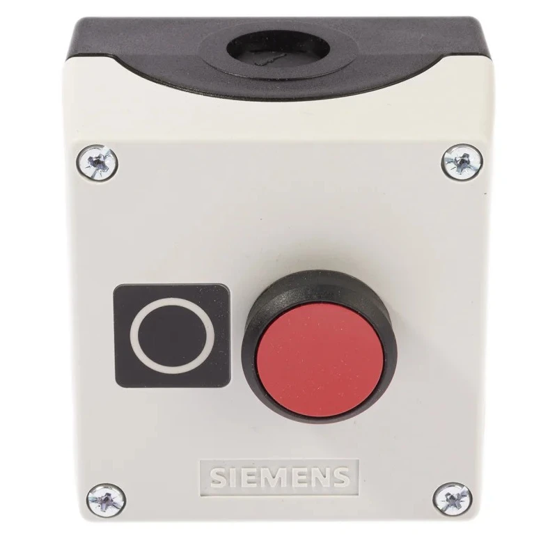Siemens Enclosed Push Button Control Station SPST Plastic Red O IP69 IP67 IP66 3SU1801-0AC00-2AB1