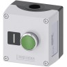Siemens Enclosed Push Button Switch Metal Grey Enclosure SPST Contact Configuration Green Push Button I 3SU1851-0AB00-2AB1