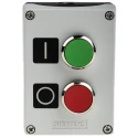 Siemens Enclosed Push Button Control Station SPDT Metal Enclosure Green Red IP67 IP69 IP66 3SU1852-0AB00-2AB1