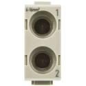 HARTING Heavy Duty Power Connector Module HAN Modular Series Female, 70A Current Rating, 1kV Voltage, 2 Contacts 09140022741