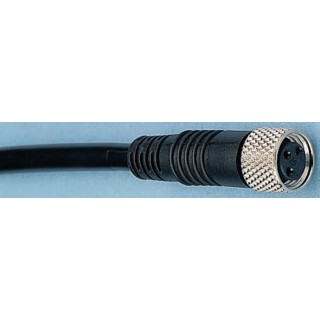 binder Male 3 Way Straight to Female Unterminated Sensor Actuator Cable 5m 60V Polyurethane PVC Jacket 79 3406 52 03
