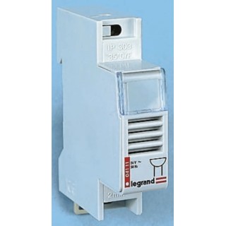 Legrand DIN Rail Mount Buzzer 75 dB Acoustic Sounder 24V AC 1-Tone Model 0 041 11