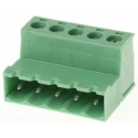 Phoenix Contact CLASSIC COMBICON IC Series Pluggable Terminal Block, 5-Contact, 5.08 mm Pitch, 1 Row, 1786200