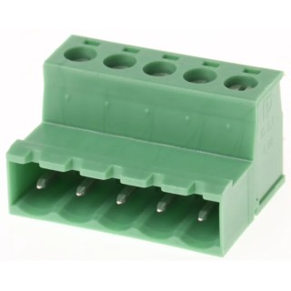 Phoenix Contact CLASSIC COMBICON IC Series Pluggable Terminal Block, 5-Contact, 5.08 mm Pitch, 1 Row, 1786200