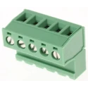 Phoenix Contact CLASSIC COMBICON IC Series Pluggable Terminal Block, 5-Contact, 5.08 mm Pitch, 1 Row, 1786200