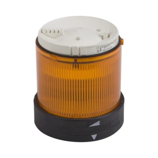 Schneider Electric Harmony XVB Series Amber Steady Effect Beacon Unit, LED, Incandescent Bulb 250V AC IP65 XVBC35