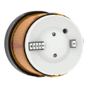 Schneider Electric Harmony XVB Series Amber Steady Effect Beacon Unit, LED, Incandescent Bulb 250V AC IP65 XVBC35