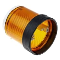 Schneider Electric Harmony XVB Series Amber Steady Effect Beacon Unit, LED, Incandescent Bulb 250V AC IP65 XVBC35