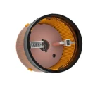 Schneider Electric Harmony XVB Series Amber Steady Effect Beacon Unit, LED, Incandescent Bulb 250V AC IP65 XVBC35