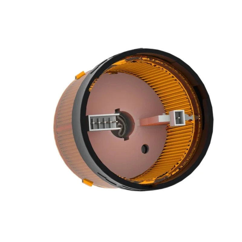 Schneider Electric Harmony XVB Series Amber Steady Effect Beacon Unit, LED, Incandescent Bulb 250V AC IP65 XVBC35