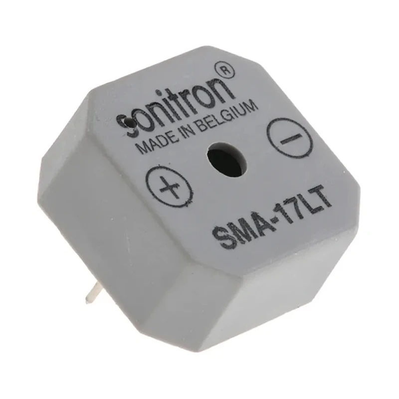Sonitron 86 dB Through Hole Continuous Internal Buzzer 1.5 V dc Min, 15 V dc Max SMA-17LT-P10