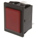 Arcolectric (Bulgin) Ltd 0480 Series Red Panel Mount Indicator 250V 16A Solder Tab Termination C0480ALNAB