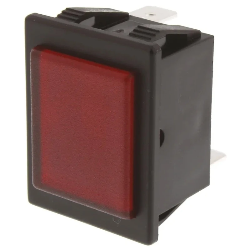 Arcolectric (Bulgin) Ltd 0480 Series Red Panel Mount Indicator 250V 16A Solder Tab Termination C0480ALNAB