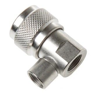 Radiall N Series 50Ω Right Angle Male N Connector Coaxial Cable Clamp R161157000W