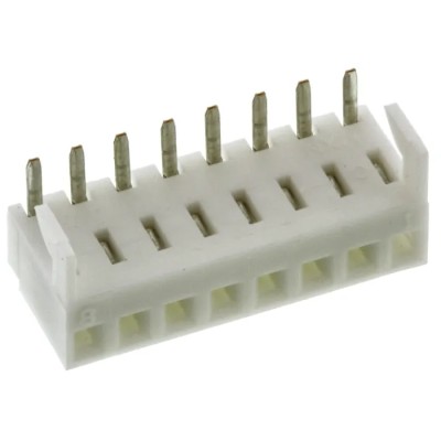 Molex KK 254 Series Right Angle Through Hole PCB Socket, 8-Contact, 1 Row, 2.54 mm Pitch, 2.5A, 250V, Nylon 38-00-1338