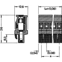 Phoenix Contact MVSTBR 2.5/-11-ST-5.08 Series Pluggable Terminal Block, 11-Contact, 5.08 mm Pitch, 1 Row, 1792333