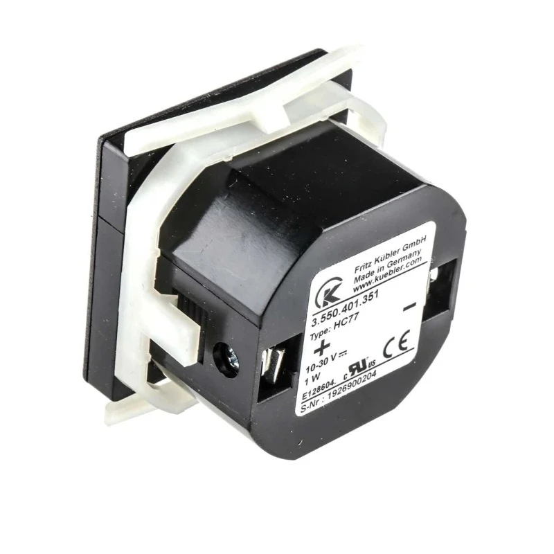Kubler Electromechanical Panel Mount Counter Timer 7 Digit Analogue 30V DC 3.550.401.351