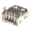 Amphenol Communications Solutions Right Angle Through Hole Female USB Type A Connector USB 2.0 2.9A 87520-0010BLF