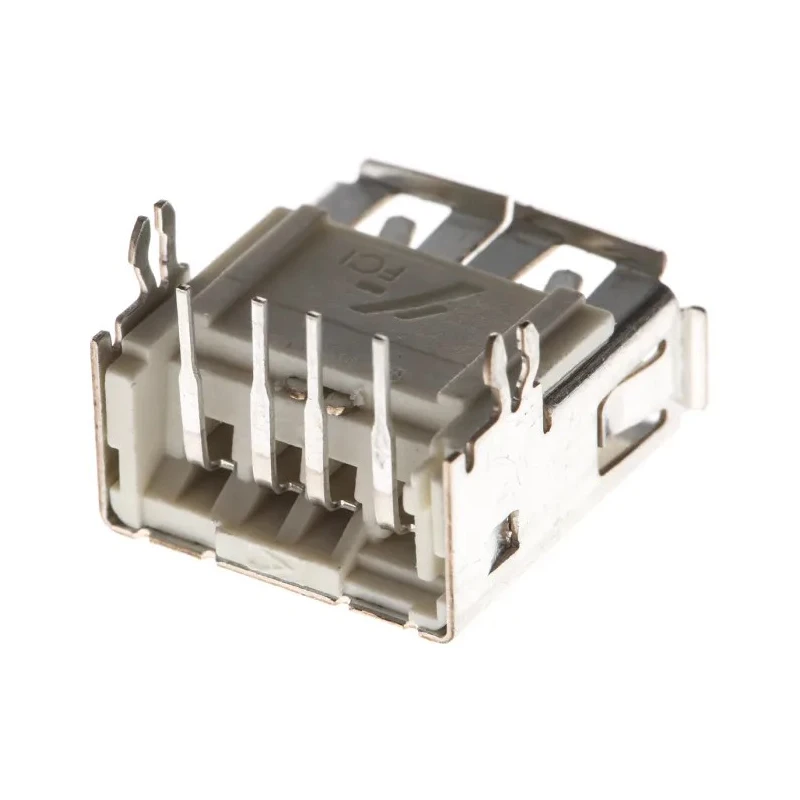 Amphenol Communications Solutions Right Angle Through Hole Female USB Type A Connector USB 2.0 2.9A 87520-0010BLF