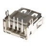 Amphenol Communications Solutions Right Angle Through Hole Female USB Type A Connector USB 2.0 2.9A 87520-0010BLF